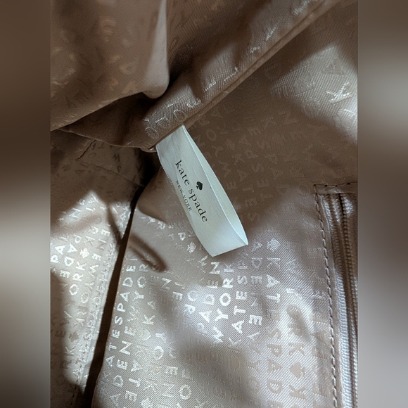 Kate Spade Harmony Valencia Road Medium tote bag Black & White Ostrich Leather - Picture 16 of 16